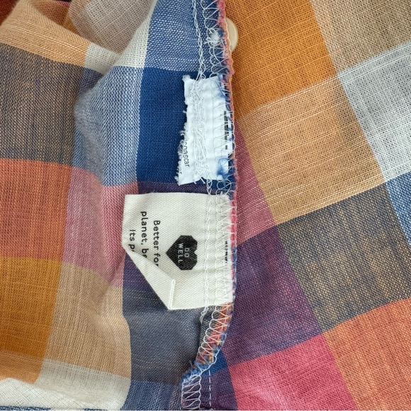 Madewell Hilltop Shirt in Rainbow Check Plaid Fall - Picture 10 of 10